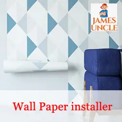 Wall Paper installer Mr. Anand Shaw in Cossipore